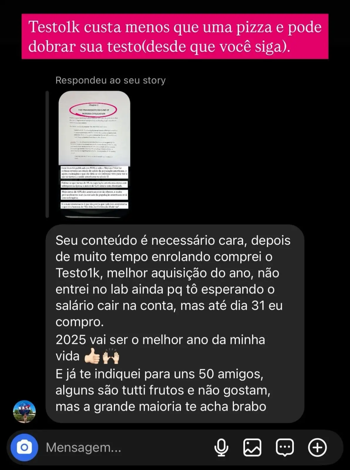 Depoimento real de aluno do Protocolo Testo 900